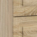 Natskab 2 pcs Sonoma-eg 43 x 34,5 x 44,5 cm Konstrueret træ