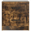 Natskab 2 pcs Røget eg 43 x 34,5 x 44,5 cm Konstrueret træ