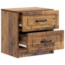 Natskab 2 pcs Gammelt træ 43 x 34,5 x 44,5 cm Konstrueret træ