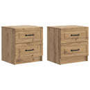 Natskab 2 pcs Artisan-eg 43 x 34,5 x 44,5 cm Konstrueret træ