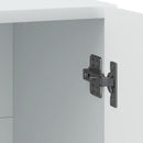 Natskab 2 pcs Hvid 43 x 34,5 x 47 cm Konstrueret træ