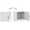 Natskab 2 pcs Hvid 43 x 34,5 x 47 cm Konstrueret træ