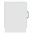 Natskab 2 pcs Hvid 43 x 34,5 x 47 cm Konstrueret træ