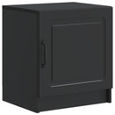 Natskab 2 pcs Sort 43 x 34,5 x 47 cm Konstrueret træ
