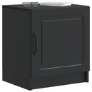 Natskab 2 pcs Sort 43 x 34,5 x 47 cm Konstrueret træ