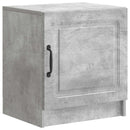 Natskab 2 pcs Betongrå 43 x 34,5 x 47 cm Konstrueret træ