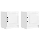 Natskab 2 pcs Hvid højglans 43 x 34,5 x 47 cm Konstrueret træ