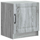 Natskab 2 pcs Grå sonoma-eg 43 x 34,5 x 47 cm Konstrueret træ