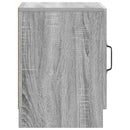 Natskab 2 pcs Grå sonoma-eg 43 x 34,5 x 47 cm Konstrueret træ