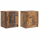 Natskab 2 pcs Gammelt træ 43 x 34,5 x 47 cm Konstrueret træ