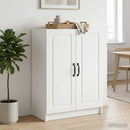 Sideboard Hvid 66 x 34,5 x 87 cm Konstrueret træ