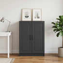 Sideboard Sort 66 x 34,5 x 87 cm Konstrueret træ