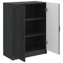Sideboard Sort 66 x 34,5 x 87 cm Konstrueret træ
