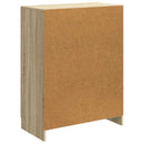 Sideboard Sonoma-eg 66 x 34,5 x 87 cm Konstrueret træ