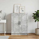 Sideboard Betongrå 66 x 34,5 x 87 cm Konstrueret træ