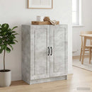 Sideboard Betongrå 66 x 34,5 x 87 cm Konstrueret træ