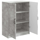 Sideboard Betongrå 66 x 34,5 x 87 cm Konstrueret træ