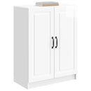 Sideboard Hvid højglans 66 x 34,5 x 87 cm Konstrueret træ