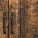 Sideboard Røget eg 66 x 34,5 x 87 cm Konstrueret træ