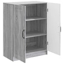 Sideboard Grå sonoma-eg 66 x 34,5 x 87 cm Konstrueret træ