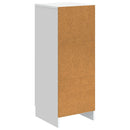 Sideboard Hvid 33 x 34,5 x 87 cm Konstrueret træ