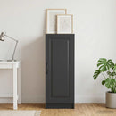 Sideboard Sort 33 x 34,5 x 87 cm Konstrueret træ