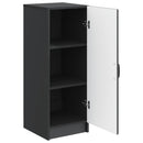 Sideboard Sort 33 x 34,5 x 87 cm Konstrueret træ