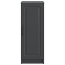 Sideboard Sort 33 x 34,5 x 87 cm Konstrueret træ