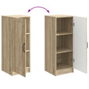 Sideboard Sonoma-eg 33 x 34,5 x 87 cm Konstrueret træ
