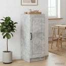 Sideboard Betongrå 33 x 34,5 x 87 cm Konstrueret træ