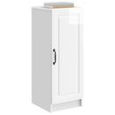 Sideboard Hvid højglans 33 x 34,5 x 87 cm Konstrueret træ