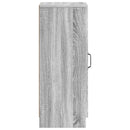 Sideboard Grå sonoma-eg 33 x 34,5 x 87 cm Konstrueret træ
