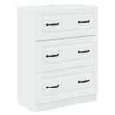 Skuffeskab Hvid 66 x 34,5 x 87 cm Konstrueret træ
