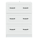 Skuffeskab Hvid 66 x 34,5 x 87 cm Konstrueret træ