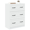 Skuffeskab 66 x 34,5 x 87 cm Konstrueret træ Hvid