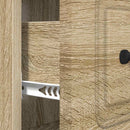 Skuffeskab Sonoma-eg 66 x 34,5 x 87 cm Konstrueret træ