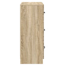 Skuffeskab Sonoma-eg 66 x 34,5 x 87 cm Konstrueret træ