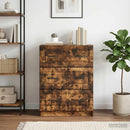 Skuffeskab Røget eg 66 x 34,5 x 87 cm Konstrueret træ