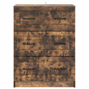 Skuffeskab Røget eg 66 x 34,5 x 87 cm Konstrueret træ