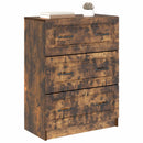 Skuffeskab 66 x 34,5 x 87 cm Konstrueret træ Røget eg