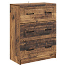 Skuffeskab Gammelt træ 66 x 34,5 x 87 cm Konstrueret træ
