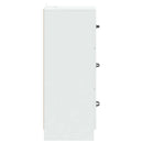 Skuffeskab Hvid 33 x 34,5 x 87 cm Konstrueret træ