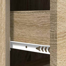 Skuffeskab Sonoma-eg 33 x 34,5 x 87 cm Konstrueret træ