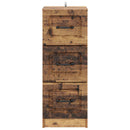 Skuffeskab Gammelt træ 33 x 34,5 x 87 cm Konstrueret træ