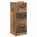 Skuffeskab Gammelt træ 33 x 34,5 x 87 cm Konstrueret træ