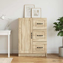 Sideboard Sonoma-eg 66 x 34,5 x 87 cm Konstrueret træ