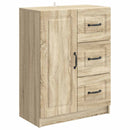 Sideboard Sonoma-eg 66 x 34,5 x 87 cm Konstrueret træ