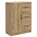 Sideboard Artisan-eg 66 x 34,5 x 87 cm Konstrueret træ