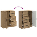 Sideboard Artisan-eg 66 x 34,5 x 87 cm Konstrueret træ