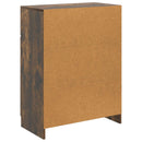 Sideboard med skuffe Røget eg 66 x 34,5 x 87 cm Konstrueret træ